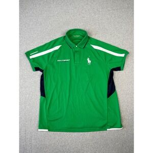Polo Sport Ralph Lauren Shirt Mens XL Green Black  Big Pony Polo Lot Of 3